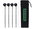 Straw Set 4 pcs Black
