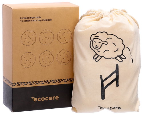 ECOCARE Wool dryer balls 6 pcs - Dryer Balls - Main image