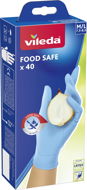 Disposable Gloves VILEDA Food Safe Gloves M/L 40 pcs - Jednorázové rukavice