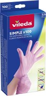 Jednorazové rukavice VILEDA Simple rukavice S/M 100 ks - Jednorázové rukavice