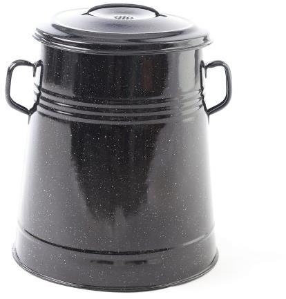 Beryl Olymp Lard pan with lid, 10 l, black granite - Lard Pot - Main image