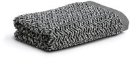 Möve Brooklyn Herringbone towel 30 × 50 cm black - Towel