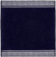 Möve Brooklyn Ručník s bordurou 30 × 30 cm modrý - Ručník