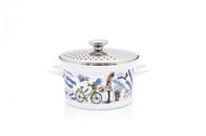 Metalac Enamel pot with stainless steel lid Provance, 20 cm, 3,5 l - Pot