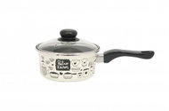 Metalac Conical enamel saucepan with bakelite handle and lid Retro Kitchen, 16 cm, 1,5 l - Saucepan