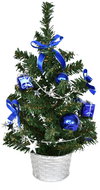 DOMMIO Christmas tree decorated - blue, 25 cm - Christmas Tree