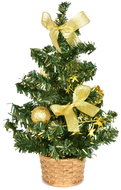 DOMMIO Christmas tree decorated - gold, 25 cm - Christmas Tree