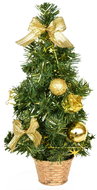 DOMMIO Christmas tree decorated - gold, 30 cm - Christmas Tree