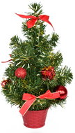DOMMIO Christmas tree decorated - red, 30 cm - Christmas Tree