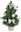 Christmas tree decorated - silver, 30 cm
