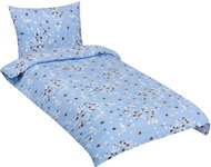 Bellatex crepe, flower blue, 140 × 200, 70 × 90 - Bed Linen