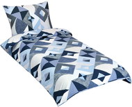 Bellatex cotton, geometry blue - Bed Linen