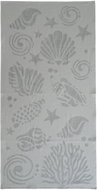 B.E.S. - Petrovice Plážová osuška velur 70 × 140 cm - Mušle (K-19075) - Bath Towel