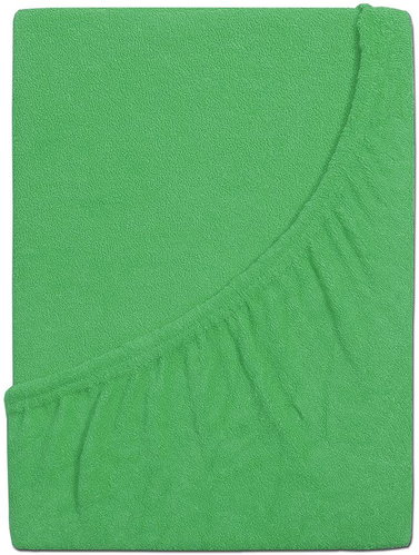 B. E. S. - Petrovice Baby terry sheet - 70 × 140 cm, Spring green - Bedsheet - Main image