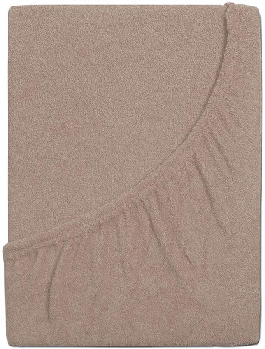 B. E. S. - Petrovice Terry baby sheet - 70 × 140 cm, Walnut - Bedsheet - Main image