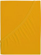 B.E.S. - Petrovice Prostěradlo JERSEY dětské - 60 × 120 cm, Sytá žlutá - Prostěradlo
