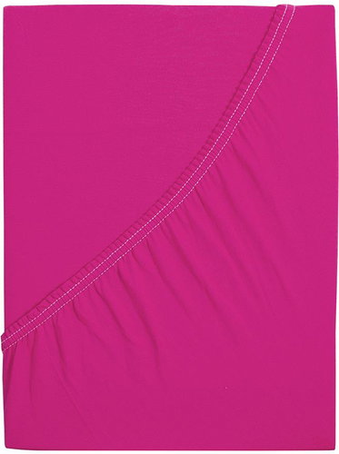 B. E. S. - Petrovice JERSEY baby sheet - 70 × 140 cm, Fuchsia - Bedsheet - Main image