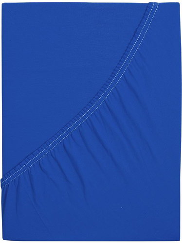 B. E. S. - Petrovice JERSEY baby sheet - 70 × 140 cm, Royal Blue - Bedsheet - Main image