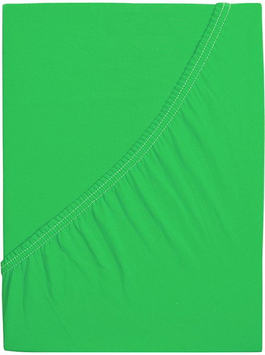 B.E.S. - Petrovice Prostěradlo JERSEY dětské - 70 × 140 cm, Jarní zelená - Bedsheet - Main image