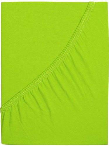 B. E. S. - Petrovice JERSEY baby sheet - 60 × 120 cm, Light green - Bedsheet - Main image