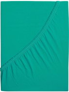 B. E. S. - Petrovice JERSEY baby sheet - 70 × 140 cm, Green turquoise - Bedsheet