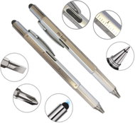 Multipurse 6in1 printed Pro DIY silver - Multifunction Pen