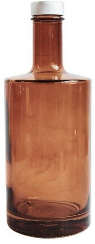 DomaLEP Glass oil bottle 500 ml brown with silver cap Vilo - Dispensing Bottle - Main image