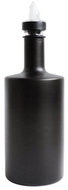 DomaLEP Skleněná láhev na olej 500 ml černá matná s čirou nálevkou Vilo - Dispensing Bottle