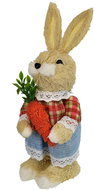 DOMMIO Easter decoration - Rabbit with carrot, 29 × 11 cm - Easter Decoration