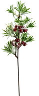 DOMMIO Elderflower branch with snow 40 cm - Decoration