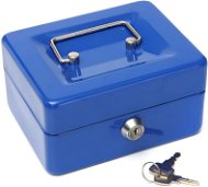 Verk 01442 Příruční pokladna 15,2 × 12 × 8 cm, modrá - Pokladnička
