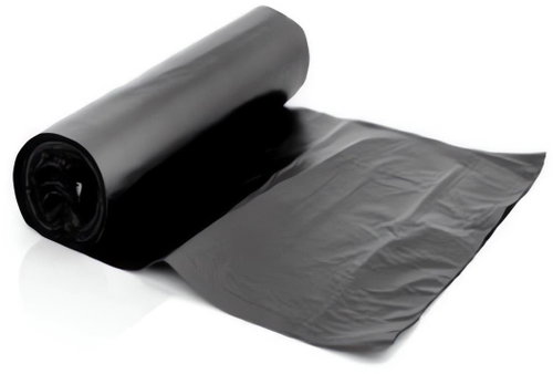 GGV LDPE Waste bags, 120 l, 7 pcs roll, black - Bin Bags - Main image