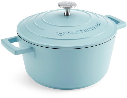 MasterClass induction non-stick pot, 20 cm, 2,5 l, pastel blue - Pot - Main image