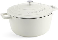 MasterClass induction non-stick pot, 28 cm, 5 l, cream - Pot