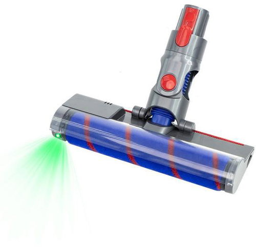 JOLLY DSN 04 - Floor nozzle with green LED light for Dyson V7, V8, V10, V11, V15 - Vacuum Attachment - Main image