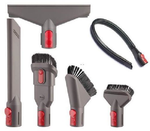 JOLLY DSN 09 - Set of nozzles and brushes for vacuum cleaners Dyson V7, V8, V10, V11, V15, (6in1) - Accessory Kit - Main image