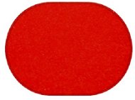Kusový koberec Eton červený ovál 80 × 150 cm - Koberec
