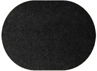 Kusový koberec Eton čierny ovál 80 × 150 cm - Koberec