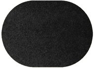 Kusový koberec Eton černý ovál 200 × 300 cm - Carpet