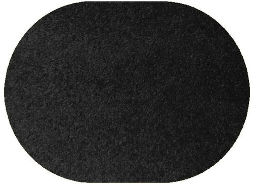 Kusový koberec Eton černý ovál 200 × 300 cm - Carpet - Main image
