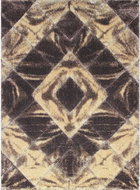 Kusový koberec Softy 3D 2212 White Brown 140 × 190 cm - Koberec