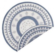 Kusový koberec Twin Supreme 103414 Jamaica blue creme kruh - Koberec