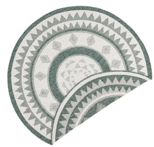 Kusový koberec Twin Supreme 103415 Jamaica green creme kruh 140 × 140 o cm - Koberec - Main image