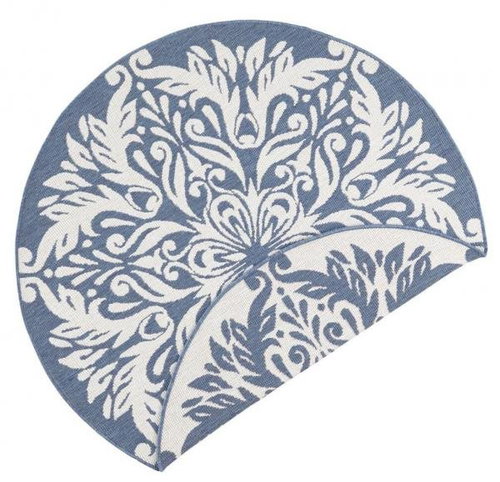 Kusový koberec Twin Supreme 103418 Madrid blue creme kruh 200 × 200 o cm - Koberec - Main image