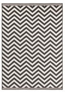 Kusový koberec Twin Supreme 103433 Palma black creme 80 × 150 cm - Koberec