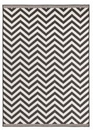 Kusový koberec Twin Supreme 103433 Palma black creme 80 × 350 cm - Koberec