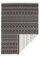 Kusový koberec Twin Supreme 103438 Kuba black creme 80 × 350 cm - Koberec