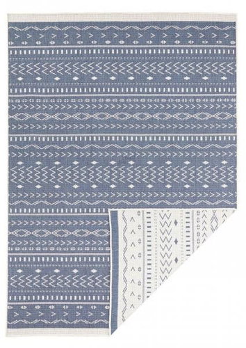 Kusový koberec Twin Supreme 103439 Kuba blue creme 80 × 250 cm - Koberec - Main image