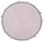 Prírodný koberec, ručne tkaný Bubbly Soft Pink 120 × 120 cm - Koberec