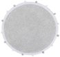 Prírodný koberec, ručne tkaný Bubbly Light Grey 120 × 120 cm - Koberec